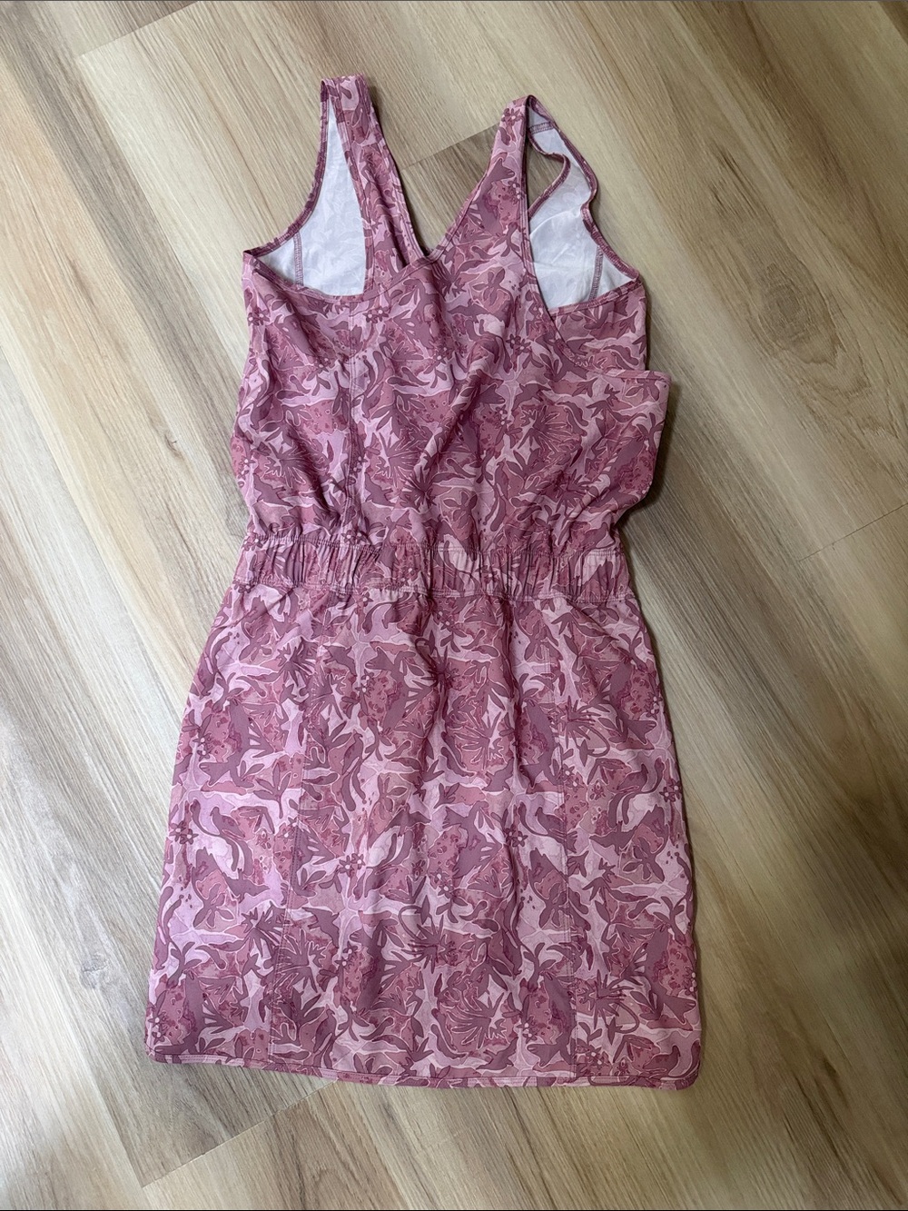 Patagonia Dusty Rose Floral Sleeveless Mini Dress - Picture 3 of 3